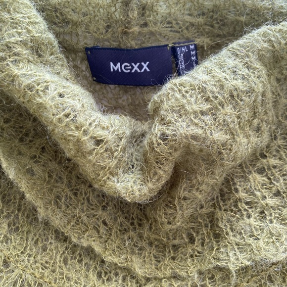 MEXX green cowl neck sweater, y2k style - Picture 2 of 2
